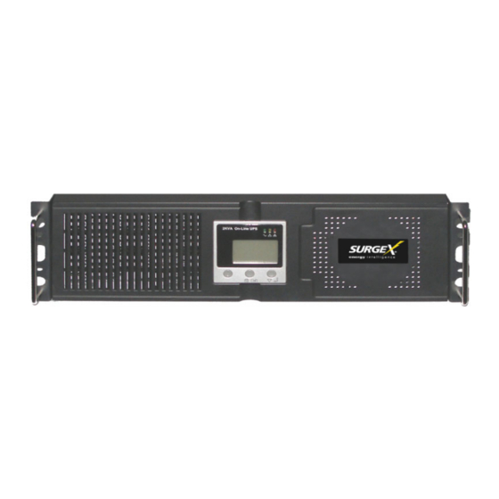User Manuals: SurgeX UPS-1500-OL UPS Battery Backup