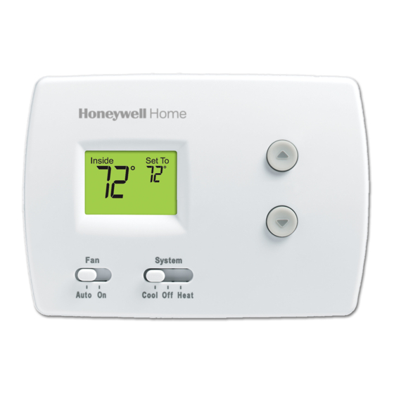 HONEYWELL PRO 3000 QUICK MANUAL Pdf Download | ManualsLib