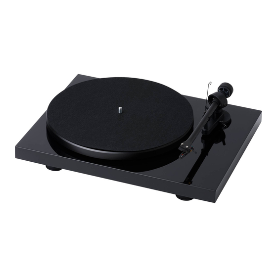 Pro-Ject Audio Systems Pro-Ject DEBUT III PHONO SB Instructions For Use Manual