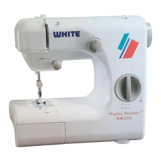 WHITE 2037 Sewing Machine Instructions