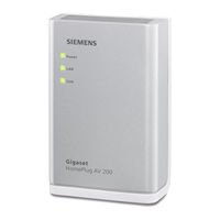 Siemens Gigaset HomePlug AV 200 User Manual