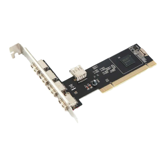 NEC USB 2.0 PCI Host Adapter User Manual