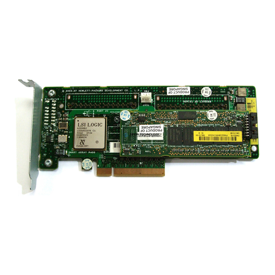 HP Smart Array P400 Quickspecs
