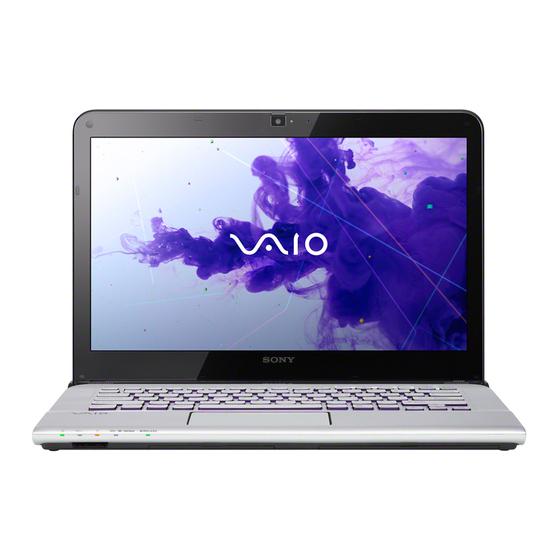 SONY VAIO SVE14A SERIES SERVICE MANUAL Pdf Download ManualsLib
