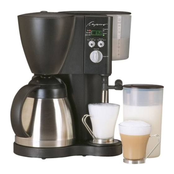 CAPRESSO COFFEETEC 471 OPERATING INSTRUCTIONS MANUAL Pdf Download