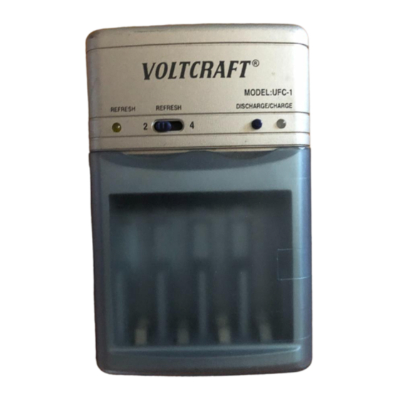 VOLTCRAFT UFC 1 Traveller Operating Instructions Manual