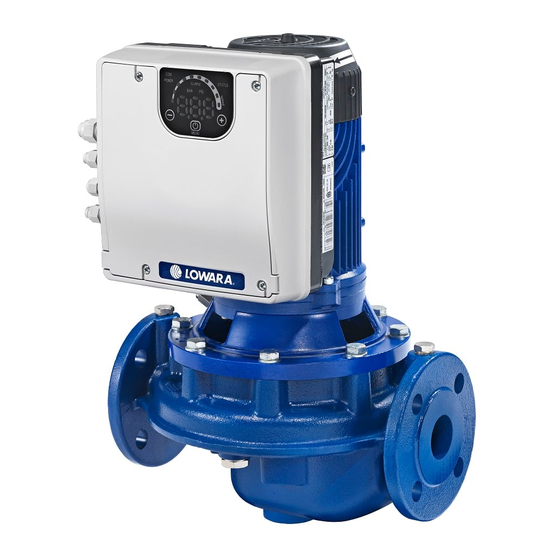 User Manuals: Lowara e-LNEEE In-line Pump