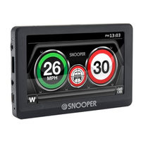 Snooper MY-SPEED XL G2 Manual