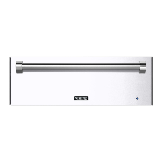 Viking RVEWD330WH Warming Drawer Manuals