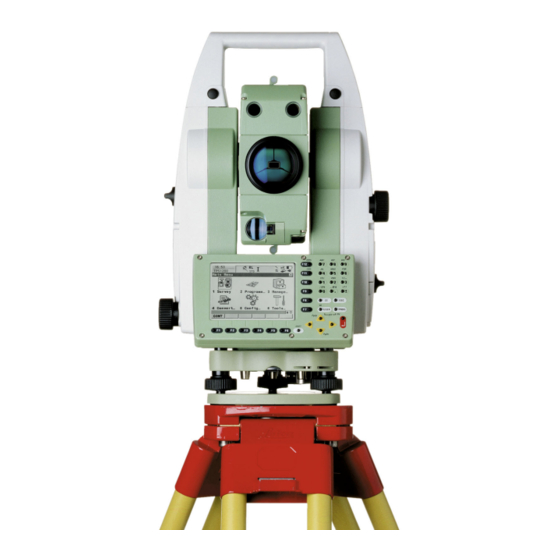 Leica TPS1200 Quick Start Manual