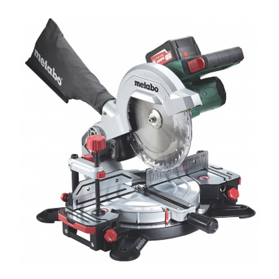 Metabo KGSM 216 Vario Max Original Instructions Manual