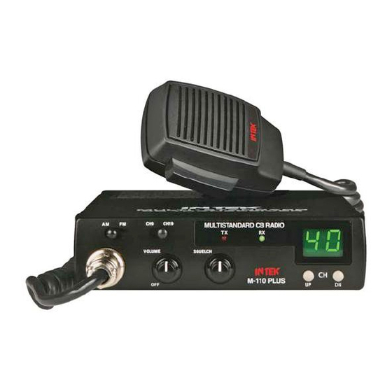 Intek M-110 PLUS Owner's Manual