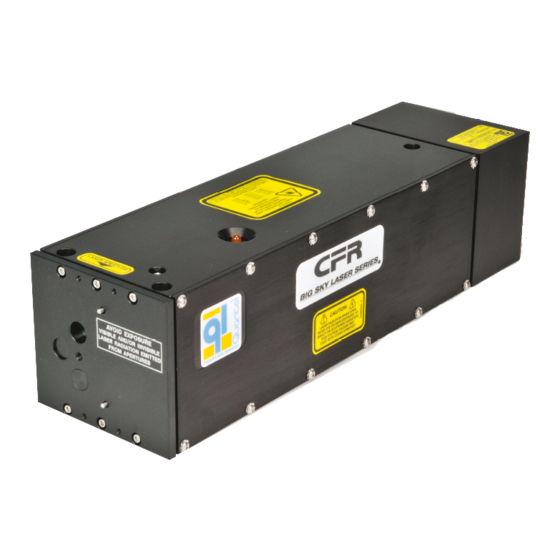 Quantel CFR Quick Start Manual