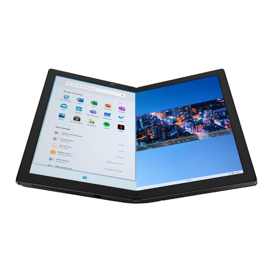 Lenovo ThinkPad X1 Fold Gen 1 Regulatory Notice