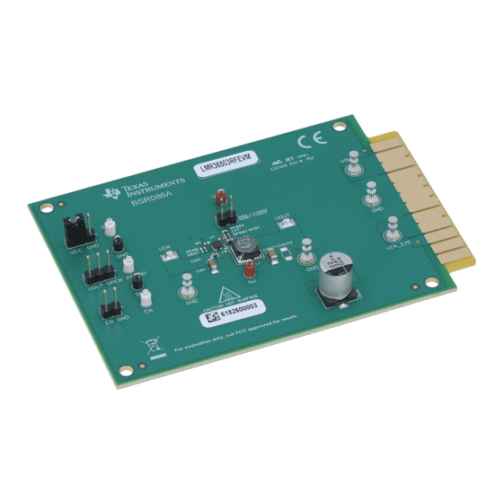 Texas Instruments LMR36503RFEVM User Manual