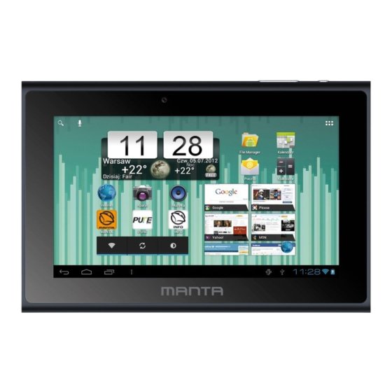 Manta t PowerTab DVB-T MID14 User Manual