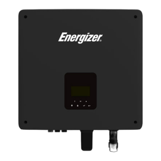 Energizer Solar Force HS-3.0 User Manual