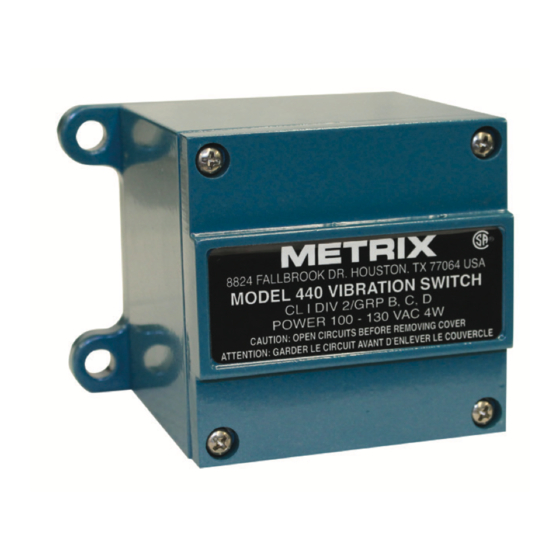 Metrix 440 Installation Manual