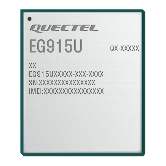 Quectel EG915U Series Hardware Design