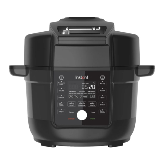 Instant DUO CRISP WITH ULTIMATE LID User Manual