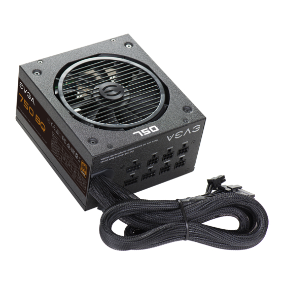 EVGA BRONZE BQ Series User Manual