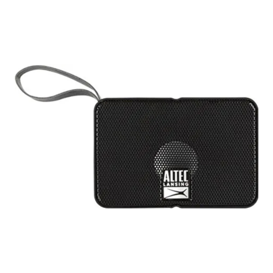 Altec IMW120 Quick Start Manual