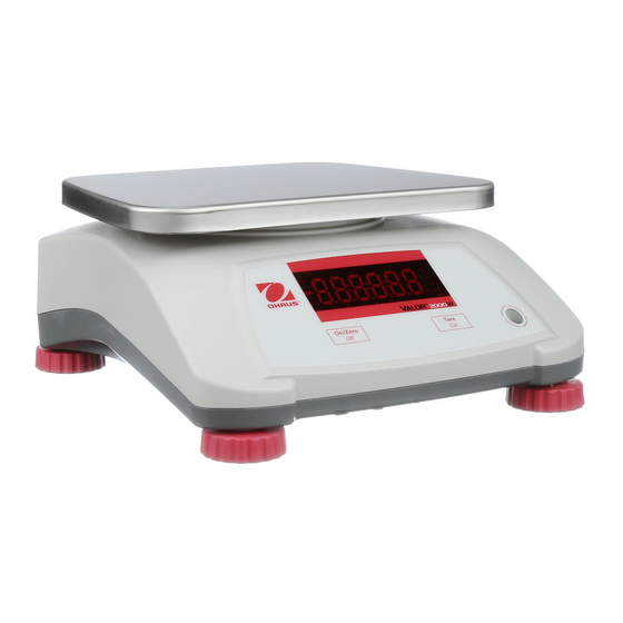 OHAUS valor 2000 series Instruction Manual