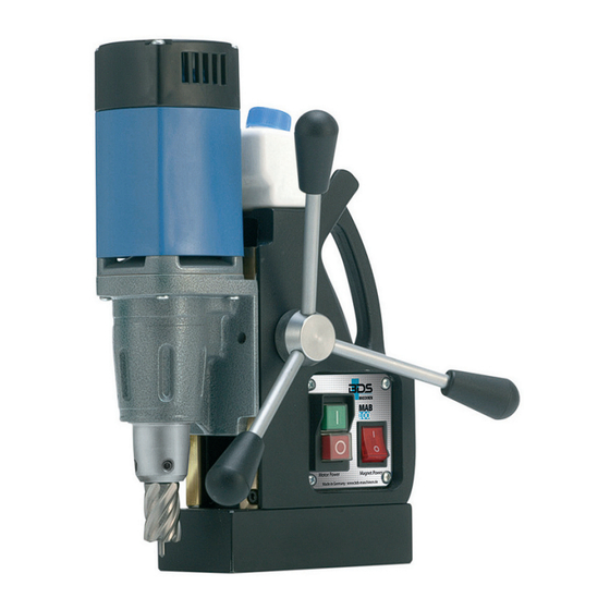 BDS MAB 100 Operating Instructions Manual