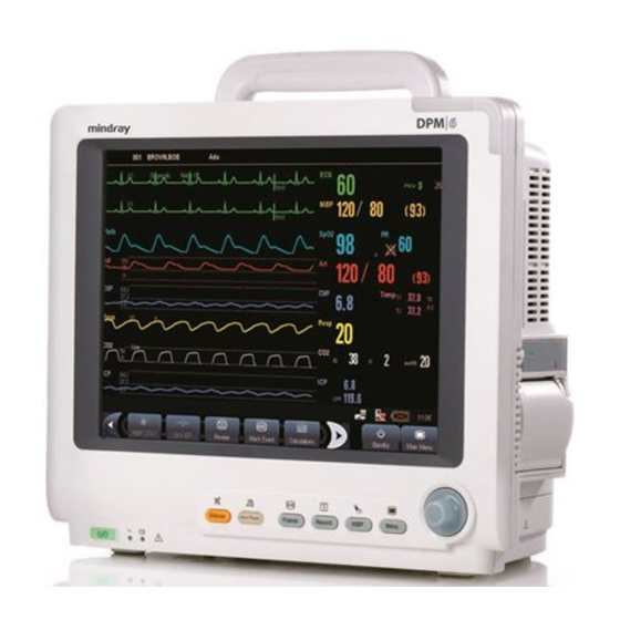 Mindray DPM 6 Service Manual