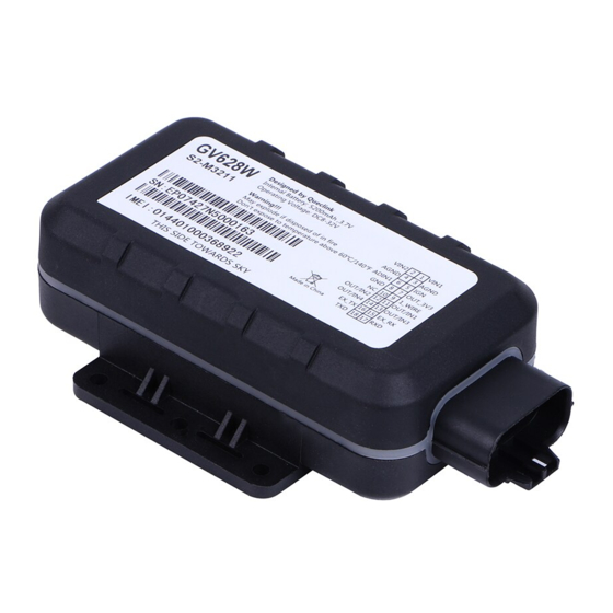 Tracker Systems GV628W Installation Manual