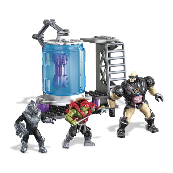 Mega Bloks Nickelodeon Teenage Mutant Ninja Turtles Out of the Shadows KRAANG Cryo Chamber Manuals