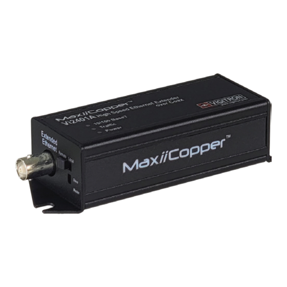 Vigitron MaxiiCopper Vi2401A Installation Manual