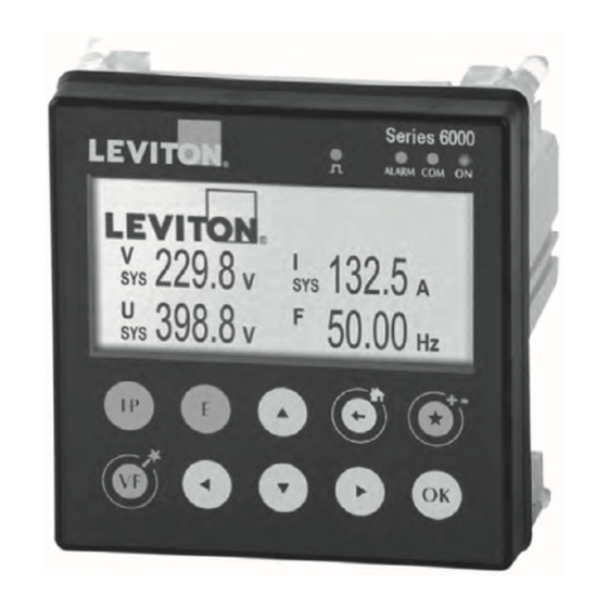 Leviton VerifEye 6000 Series Installation Manual