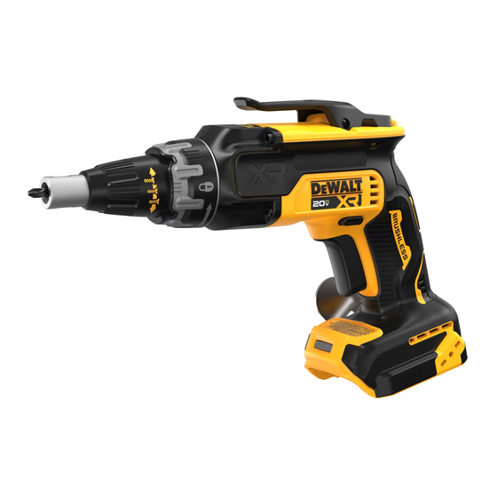 DeWalt DCF630 Instruction Manual