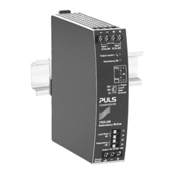 Puls DIMENSION YR40.246 Manual