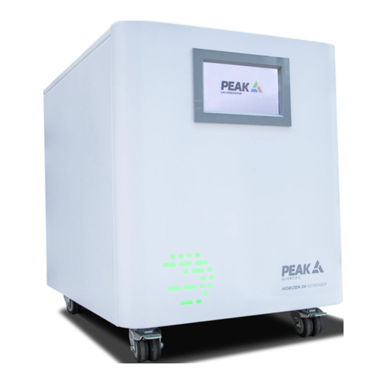 Peak Scientific Horizen 24 Installation Manual