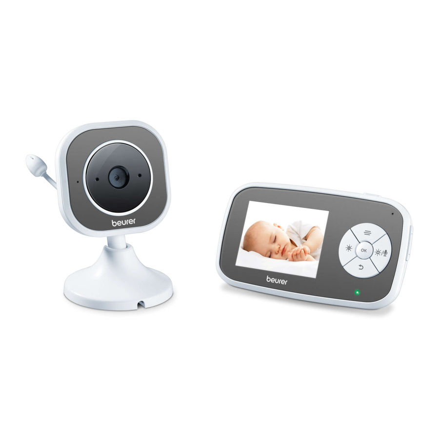 Beurer BY 110 - Video baby monitor Manual