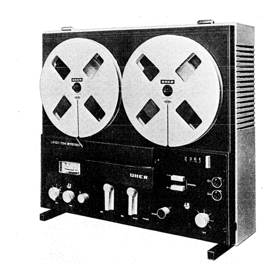 uher 724 Stereo Manual