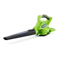 Greenworks GD40BV Operator's Manual