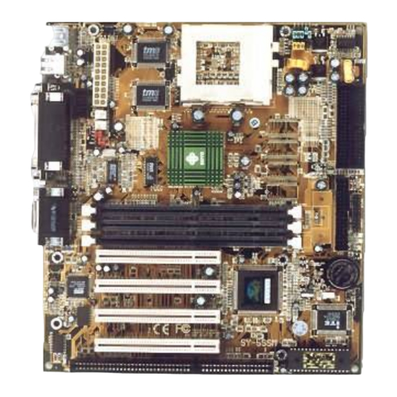 SOYO SY-5SSM User's Manual & Technical Reference