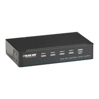 Black Box AVSP-DVI1X4 User Manual