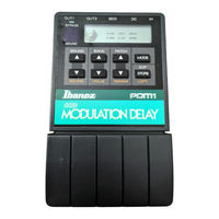 Ibanez modulation delay PDM1 Owner's Manual