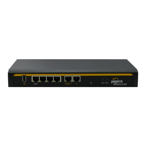 peplink balance ONE User Manual