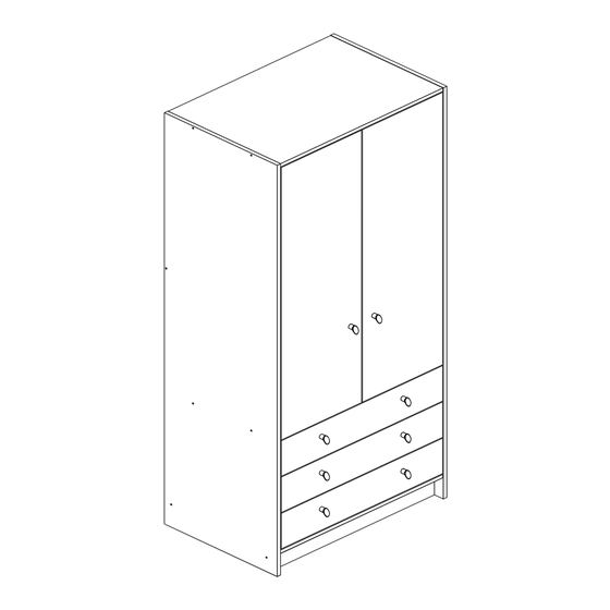 Argos Malibu 3 Drawer 2 Door Robe Assembly Instructions Manual