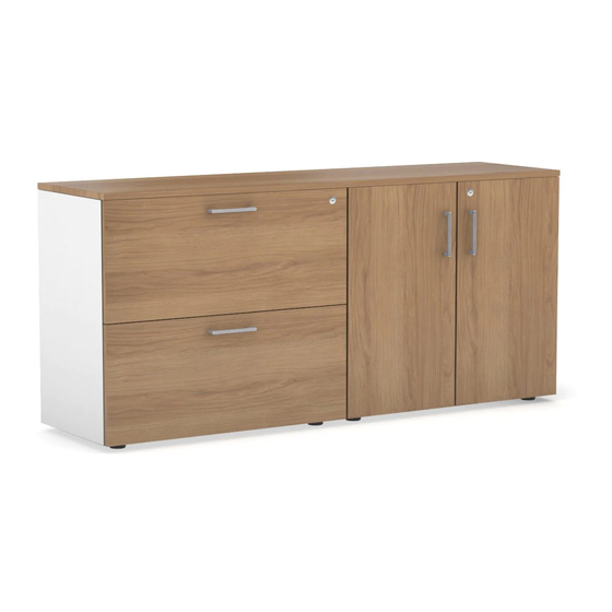 Jason.L Small 2 Drawer Lateral 2 Door Cupboard Assembly Instructions Manual