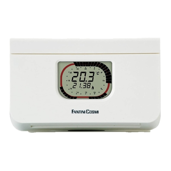 Fantini Cosmi Intellitherm C57CT Installation Manual