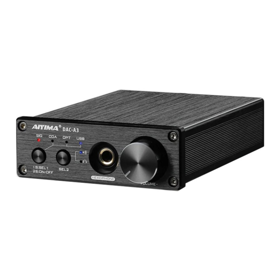 Aiyima DAC-A3 User Manuals