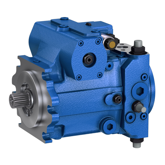Bosch Rexroth A4VG Repair Instructions