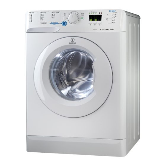 Indesit XWA 61051 Instructions For Use Manual