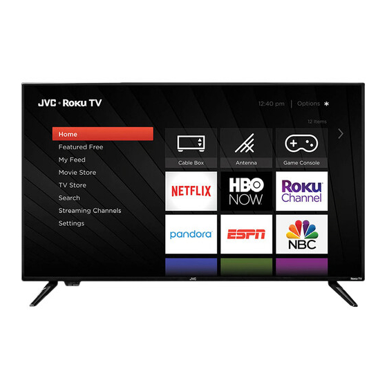 JVC Roku LT-43MAW595 Manuals